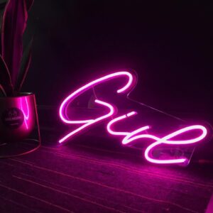 Girl Neon Schild