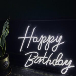 Happy Birthday Neon Schild